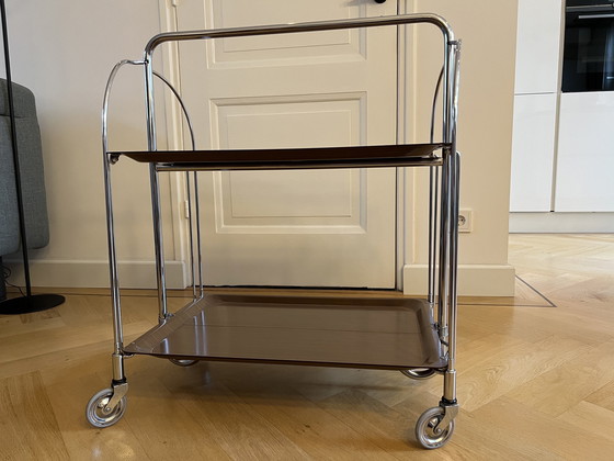 Image 1 of Klappbarer Vintage-Trolley / Servierwagen