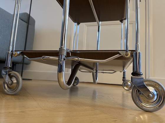 Image 1 of Klappbarer Vintage-Trolley / Servierwagen