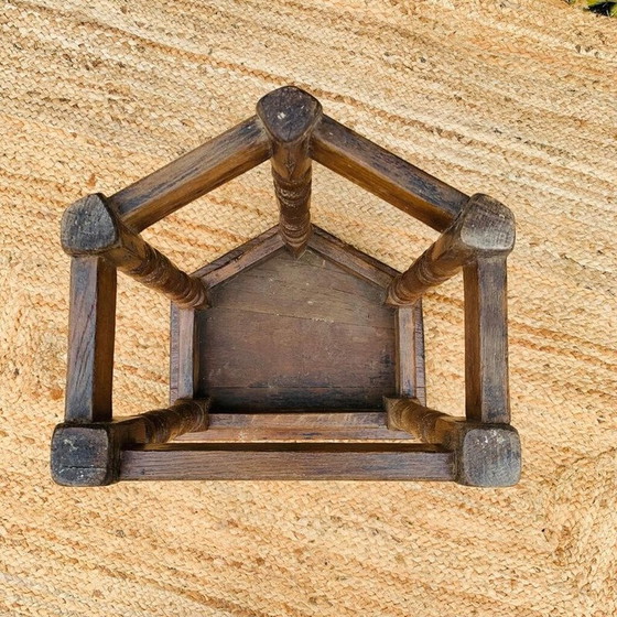 Image 1 of Fünfeck-Sattel aus Eiche, 1950