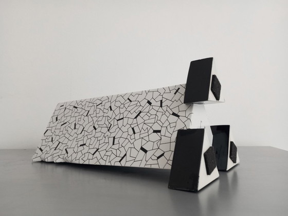 Image 1 of Heide Warlamis Postmoderne Keramikvase Sammlung Wien 1980'S