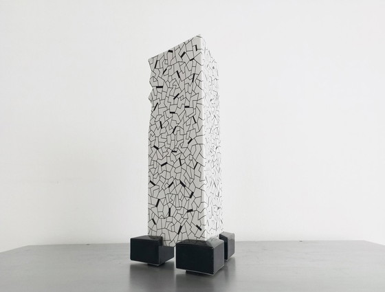 Image 1 of Heide Warlamis Postmoderne Keramikvase Sammlung Wien 1980'S