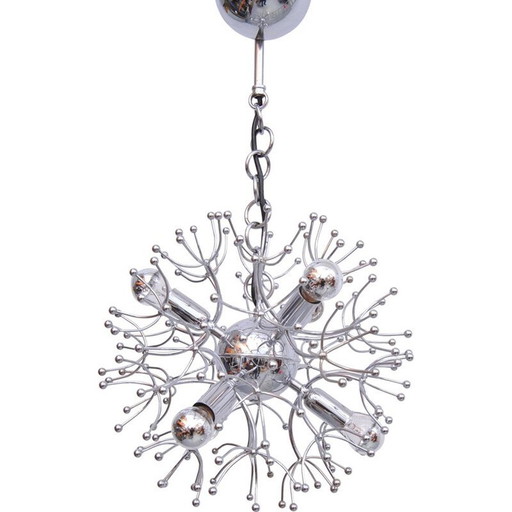 Vintage Sputnik-Deckenleuchte Angelo Gaetano Sciolari 1960er Jahre