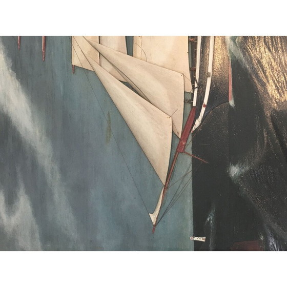 Image 1 of Vintage-Halbschalenmodell "Northbroox-Schiff"