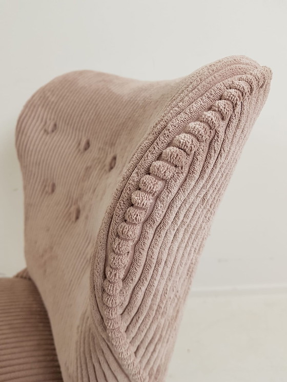 Image 1 of Artifort cocktail stuhl rosa rippe pastell Theo Ruth