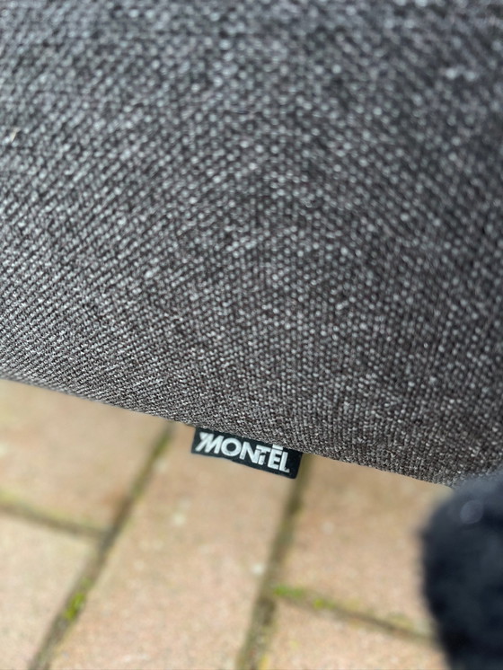 Image 1 of Montel 3-Sitzer Anthrazit Sofa + Hocker