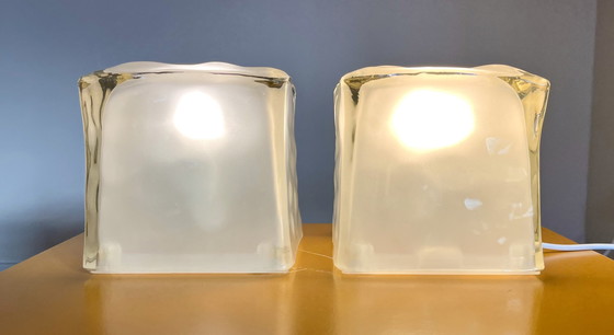 Image 1 of IKEA IVIKEN „Eiswürfel“-Tischleuchte – Vintage-Design der 90er Jahre