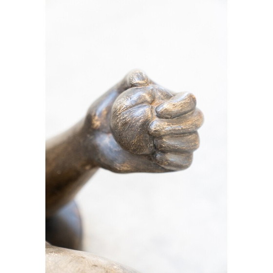 Image 1 of Vintage-Skulptur aus Spanplatten und Gipskarton, Italien 1970