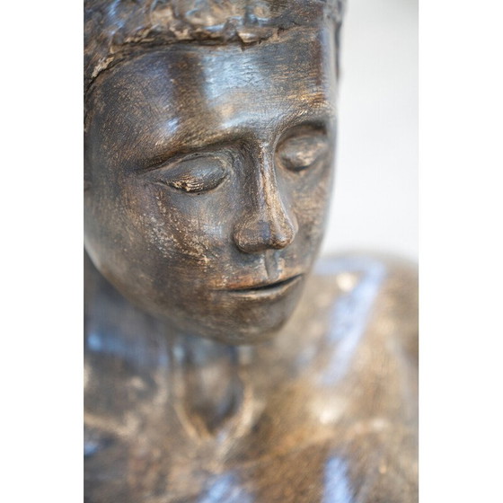 Image 1 of Vintage-Skulptur aus Spanplatten und Gipskarton, Italien 1970