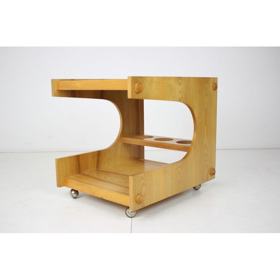 Image 1 of Weinlese-Wagen aus Eichenholz, Tschechoslowakei 1960