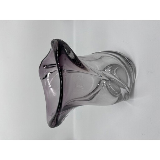 Alte Kristallvase Val Saint Lambert, 1960