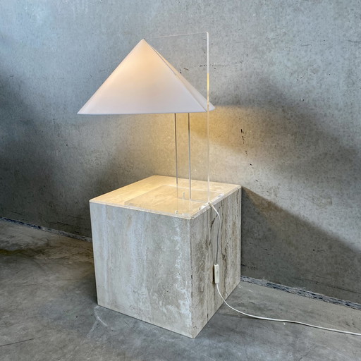 Harco Loor Tischlampe aus Plexiglas