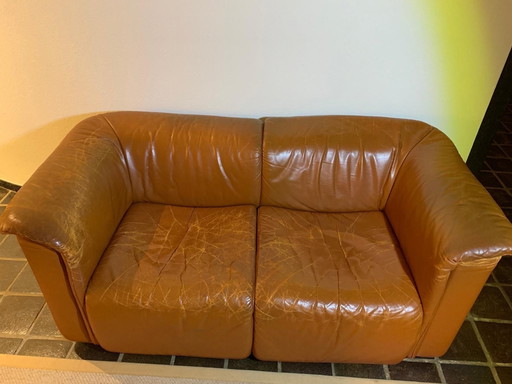 Sitz Leder Hochbarett Sofa von Karl Wittmann