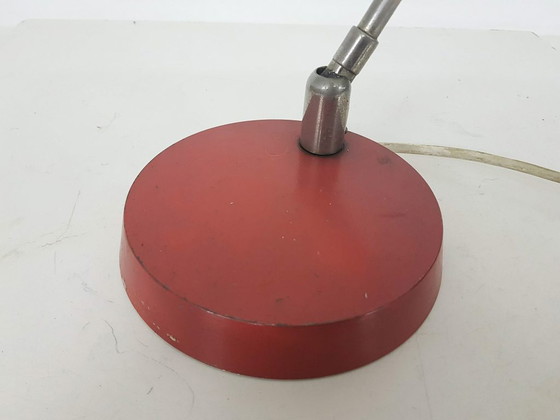 Image 1 of Rote Metall-Schreibtischleuchte