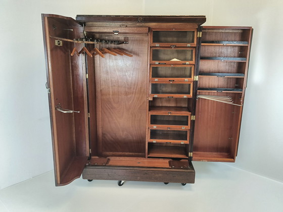 Image 1 of Compactom Ltd Gentleman's Mahagoni und Eiche Kleiderschrank