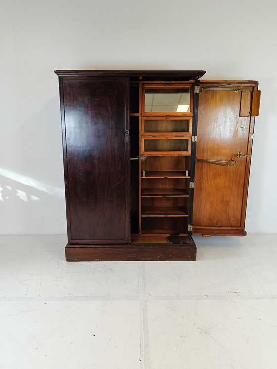 Image 1 of Compactom Ltd Gentleman's Mahagoni und Eiche Kleiderschrank