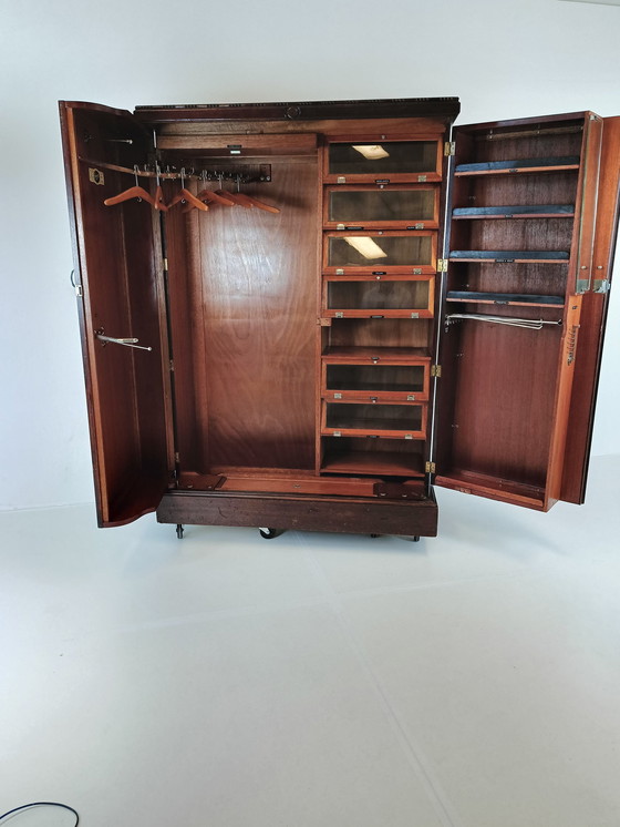 Image 1 of Compactom Ltd Gentleman's Mahagoni und Eiche Kleiderschrank