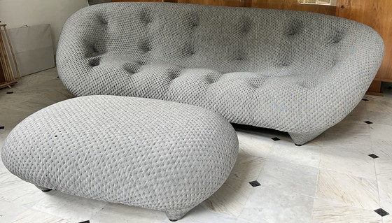 Image 1 of Ligne Roset E & B Ploum Canapé & Pouf