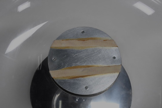 Image 1 of Set von vier Champagner Stuhl von Estelle & Erwine Laverne In Wildleder und Lucite