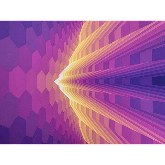 Image 1 of Alte Lithographie von Yvaral, 1978