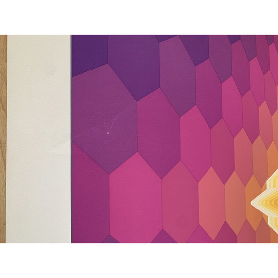 Image 1 of Alte Lithographie von Yvaral, 1978