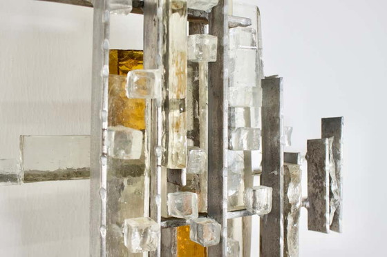 Image 1 of Poliarte Brutalistischer Wandleuchter von Albano Poli