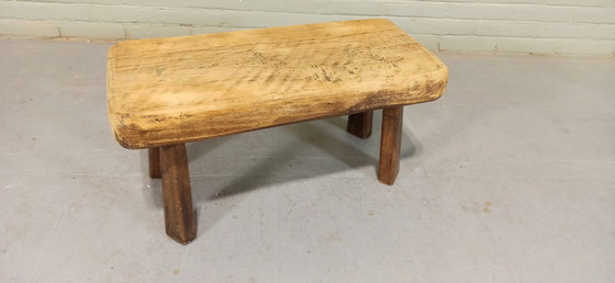 Image 1 of Wabi Sabi Rustikaler Beistelltisch