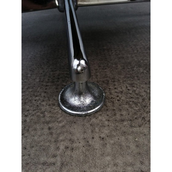 Image 1 of Vintage-Sessel aus Metall und Stoff von Ligne Roset, Frankreich 1970