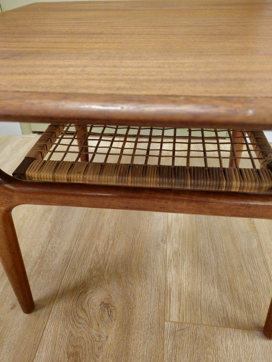 Image 1 of Vintage Danish Couchtisch Beistelltisch Teakholz Quadratisch