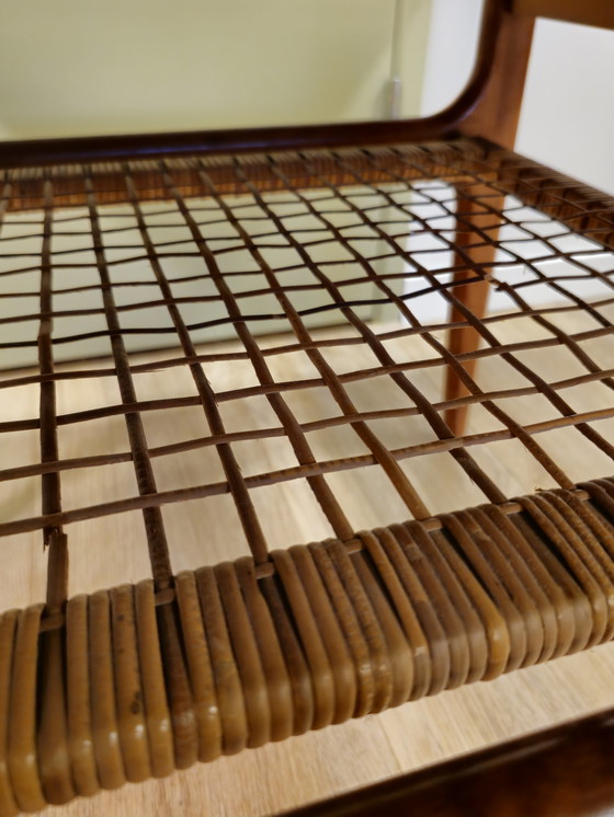 Image 1 of Vintage Danish Couchtisch Beistelltisch Teakholz Quadratisch