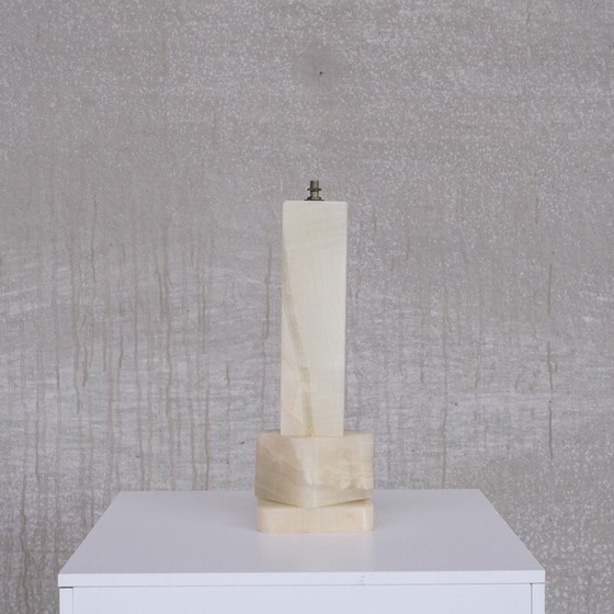 Image 1 of Onyx-Tischlampe Vintage, Frankreich 1970