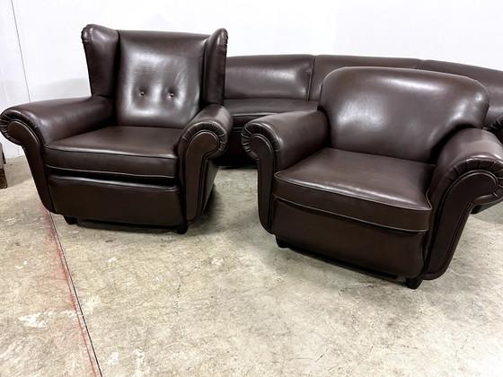 Image 1 of Pander Sofa und Sessel, Vintage-Set 70-80 Jahre alt (oder älter)