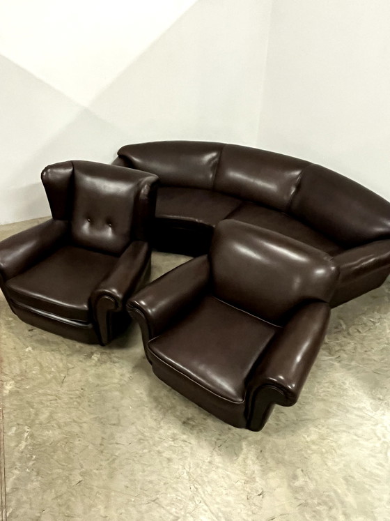 Image 1 of Pander Sofa und Sessel, Vintage-Set 70-80 Jahre alt (oder älter)