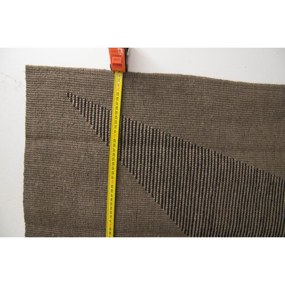 Image 1 of Geometrischer Vintage-Teppich aus Slowenien, 1967