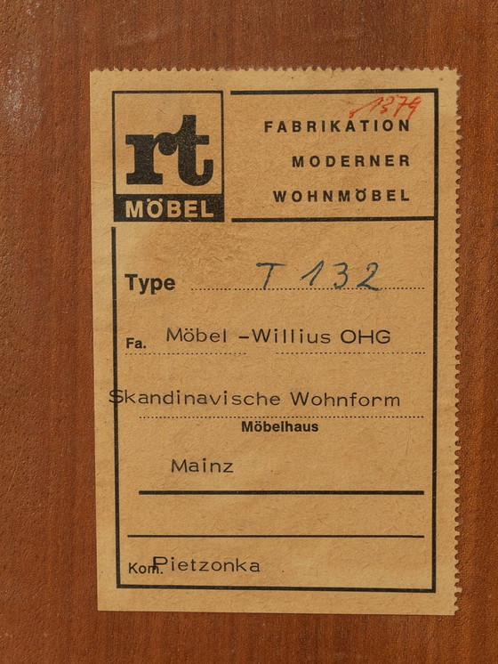 Image 1 of  1960S Kommode, Heinrich Riestenpatt