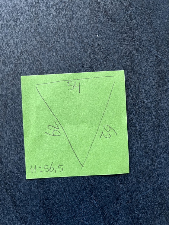 Image 1 of Beistelltisch Dreieckig Blau Auping Design