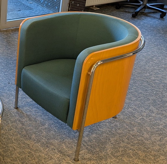 Image 1 of Tisch, Bank und Sessel Thonet S3002 und S3001