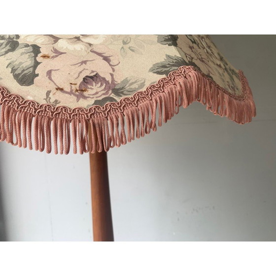 Image 1 of Vintage Stehlampe aus massivem Teakholz, 1960