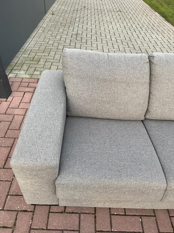 Image 1 of Ecksofa aus grauem Stoff