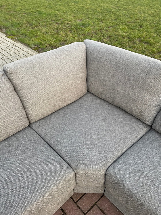 Image 1 of Ecksofa aus grauem Stoff