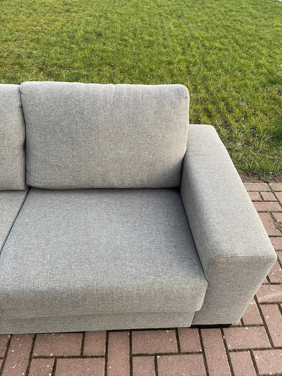 Image 1 of Ecksofa aus grauem Stoff