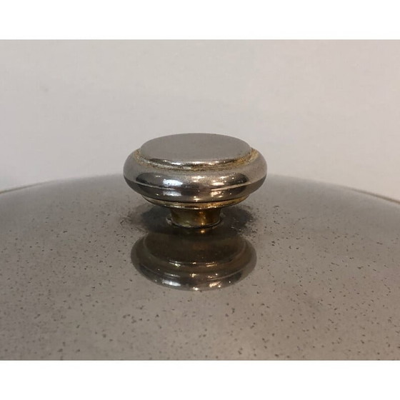 Image 1 of Französischer Eiskübel aus silbernem Metall und Kunststoff, Frankreich 1970