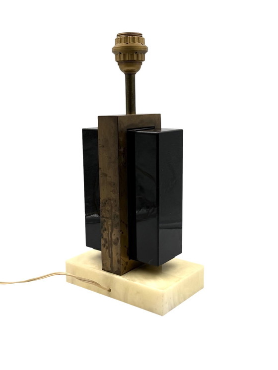 Image 1 of Romeo Rega, Hollywood Regency Tischlampe, Italien, 1970er Jahre