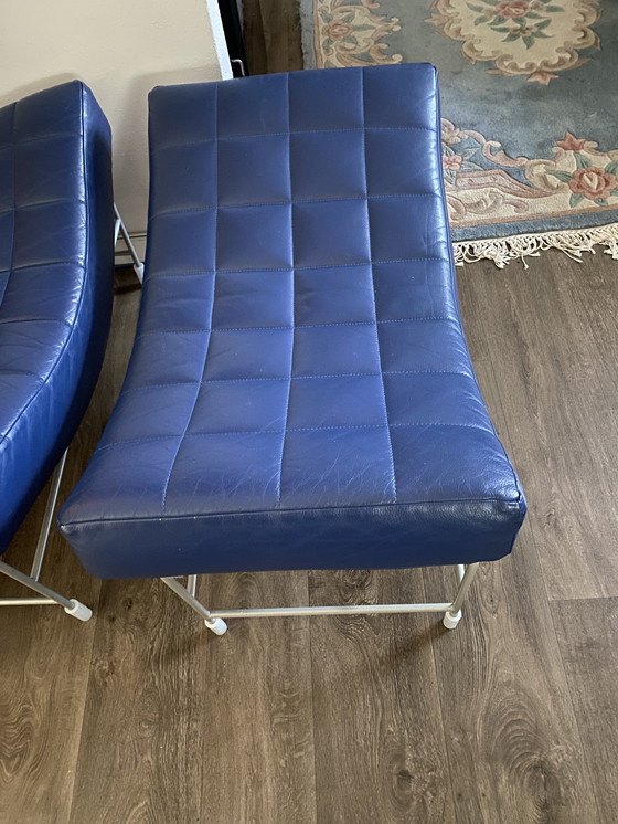 Image 1 of Leolux Sessel + Fußhocker