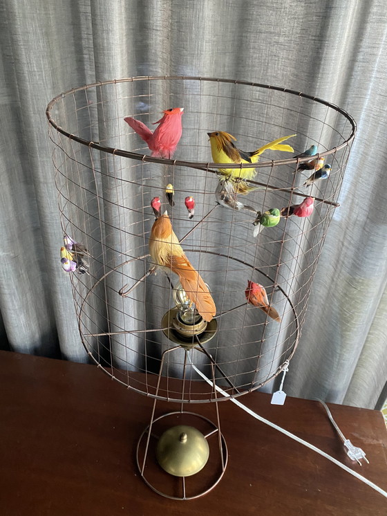 Image 1 of Tischleuchte Voliere Vögel Matthieu Challieres