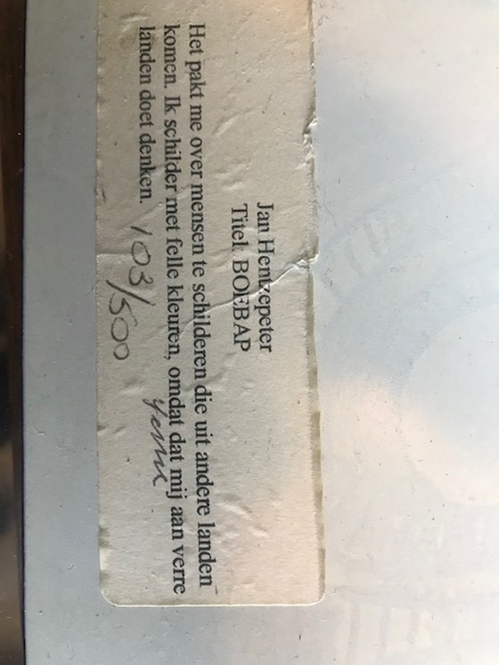 Image 1 of Jan Hetzepeter malt Uhr