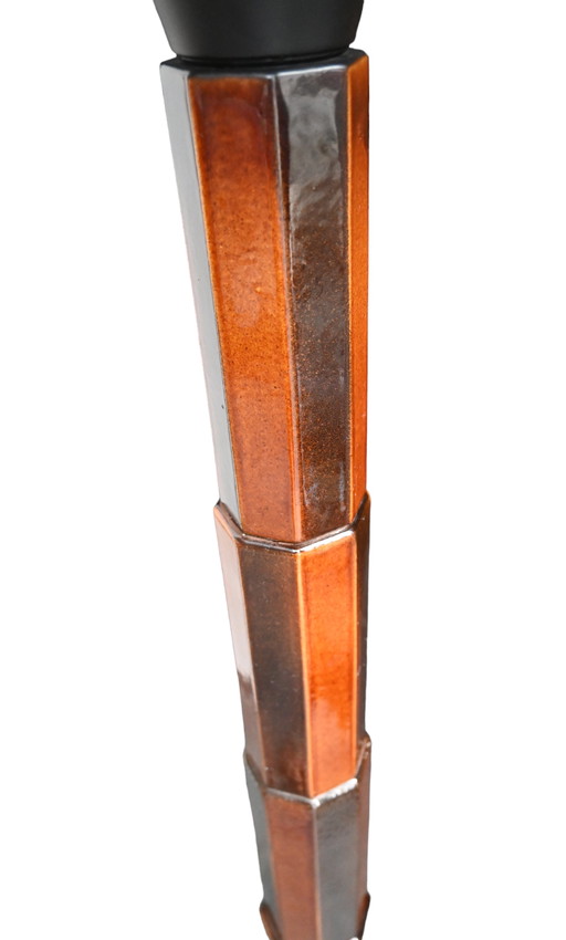 Keramik-Stehlampe aus dem Jahr 1950