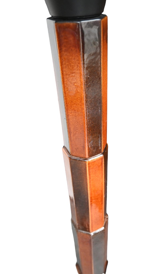 Image 1 of Keramik-Stehlampe aus dem Jahr 1950