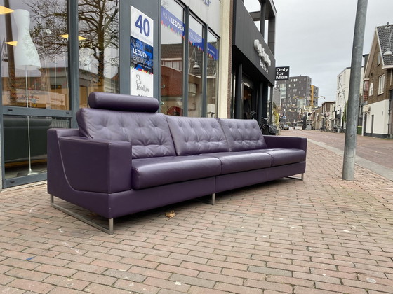 Image 1 of Leolux Cuno Sofa Lila Leder 290