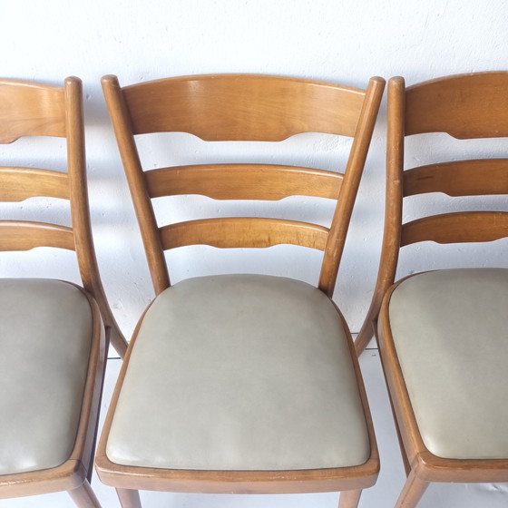 Image 1 of 4x alte Holzstühle