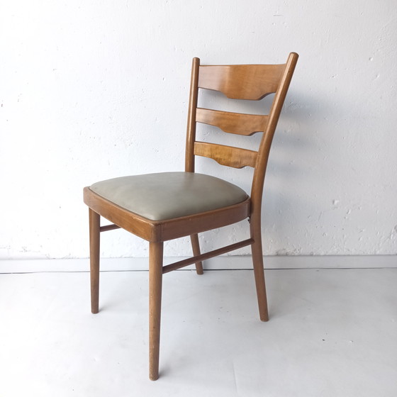 Image 1 of 4x alte Holzstühle